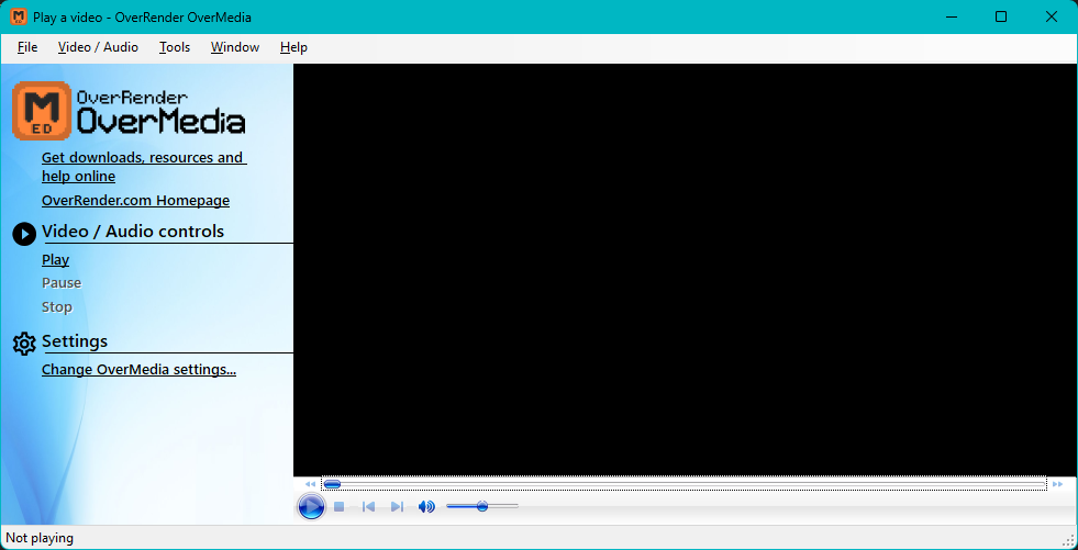 OverMedia 2022 Main window